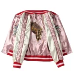 Sukajan Tiger Embroidered Women Bomber Baseball Jacket Japan Harajuku Female Coat Sukajan 2025 Girls Clothing Two Sides Wear