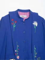 Women Jacket 2025 Women's Fashion Embroidery Loose Short Coat Long Sleeve Jackets Streetwear Casual New Outerwears