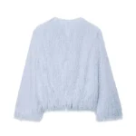 Tassel Decoration Short Coats Women's Fashion Wrist Sleeve Jackets for Women 2025 Elegant Office Ladies Casual Outerwear ﻿